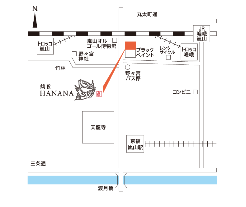 鯛を自家製胡麻ダレに絡め、お刺身で食す。